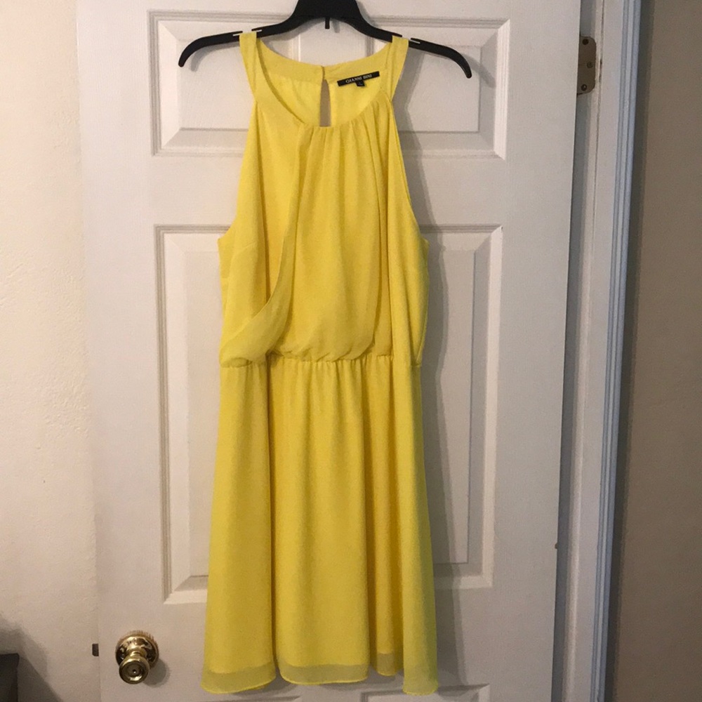 Gianni Bini, Size Large, bright yellow dress